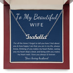 Custom Name Necklace for wife