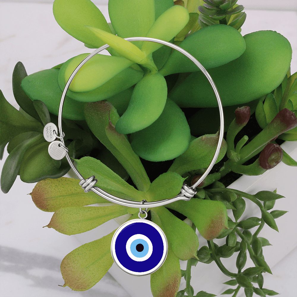 Evil Eye bangle bracelet