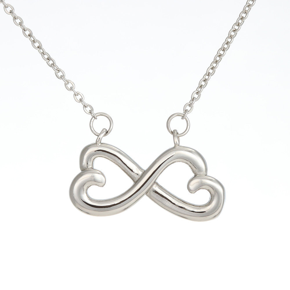 Personalized girlfriend infinity birthday necklace