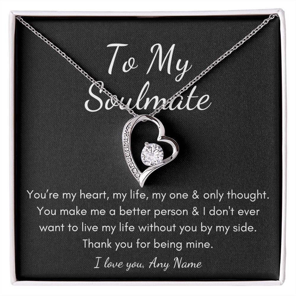 Forever Love Personalized Soulmate Necklace fir for wife girlfriend