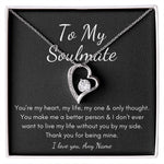Forever Love Personalized Soulmate Necklace fir for wife girlfriend