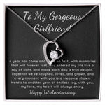 Forever Love Necklace for girlfriend One Year dating anniversary