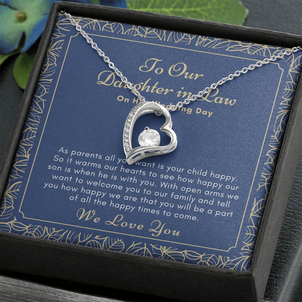 Forever Love Necklace to our daughter in law necklace