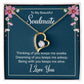 To My Soulmate wife girlfriend heart necklace