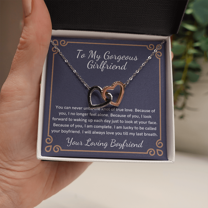 Gorgeous Girlfriend heart of true love necklace