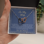 Holder of my heart wife necklace gift
