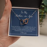 mother in law mothers day birthday heart necklace