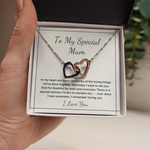 To My Special Mum heart necklace