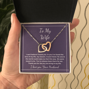 To My Wife necklace Anniversary Valentines Day Christmas gift