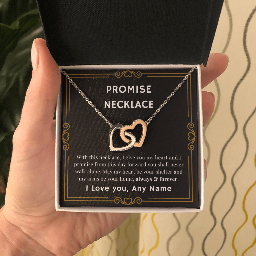 Promise Necklace for Girlfriend or Wife gift