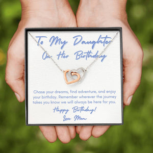 Daughter Mother birthday necklace