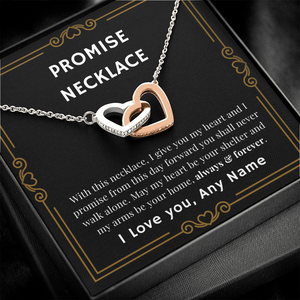Promise Necklace for Girlfriend or Wife gift