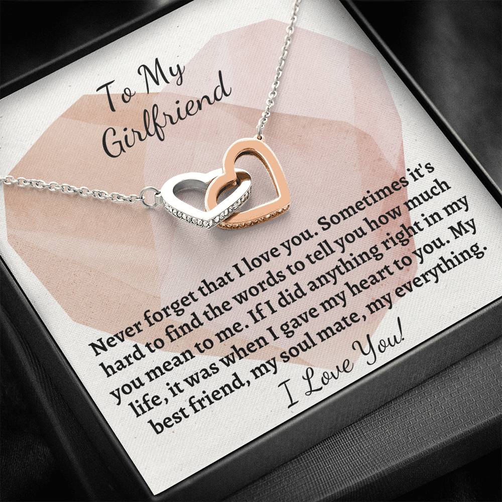 To My Girlfriend necklace