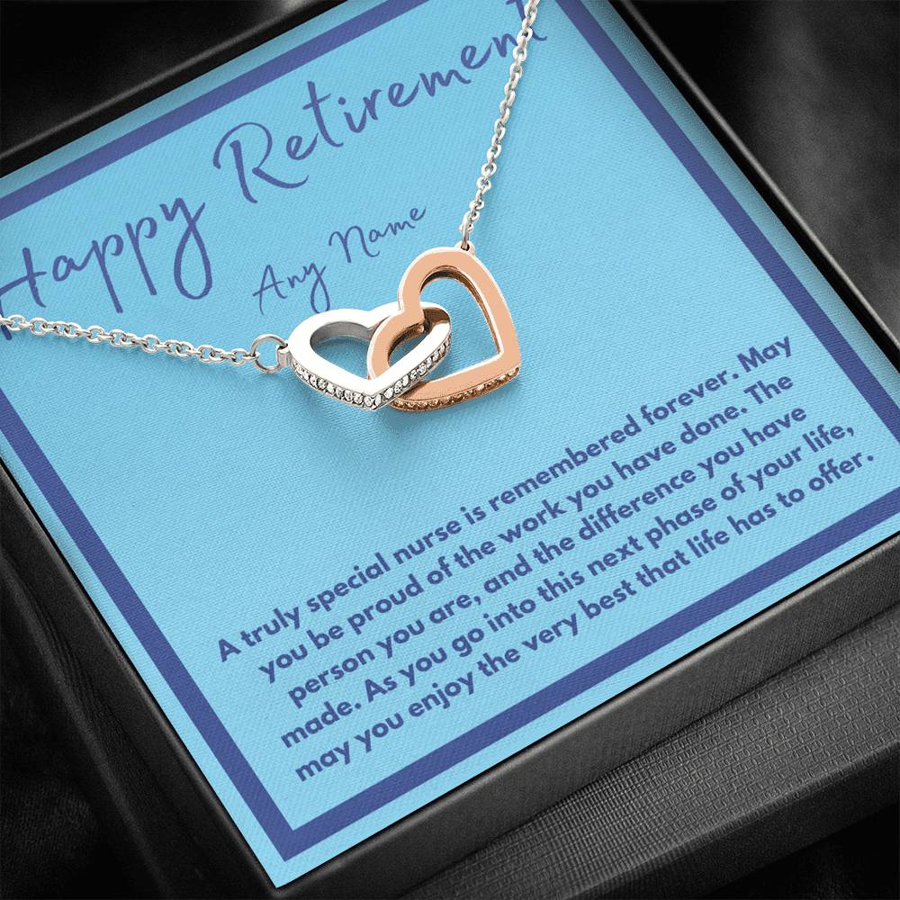 Nurse Retirement necklace jewelry gift