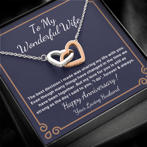 Anniversary necklace for wife