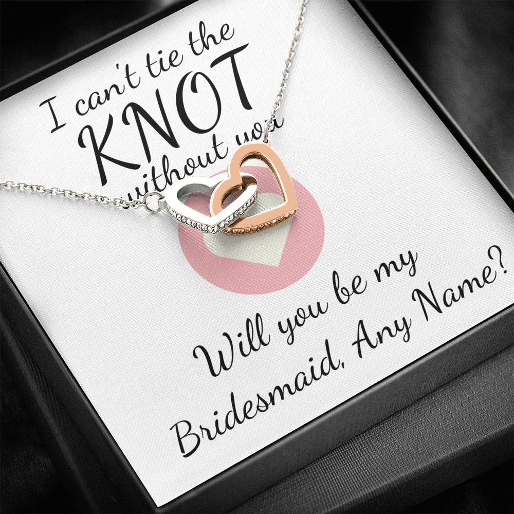 Bridesmaid necklace, Will you be my Bridesmaid