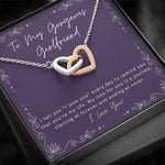 To My Gorgeous Girlfriend Valentine Christmas Necklace gift