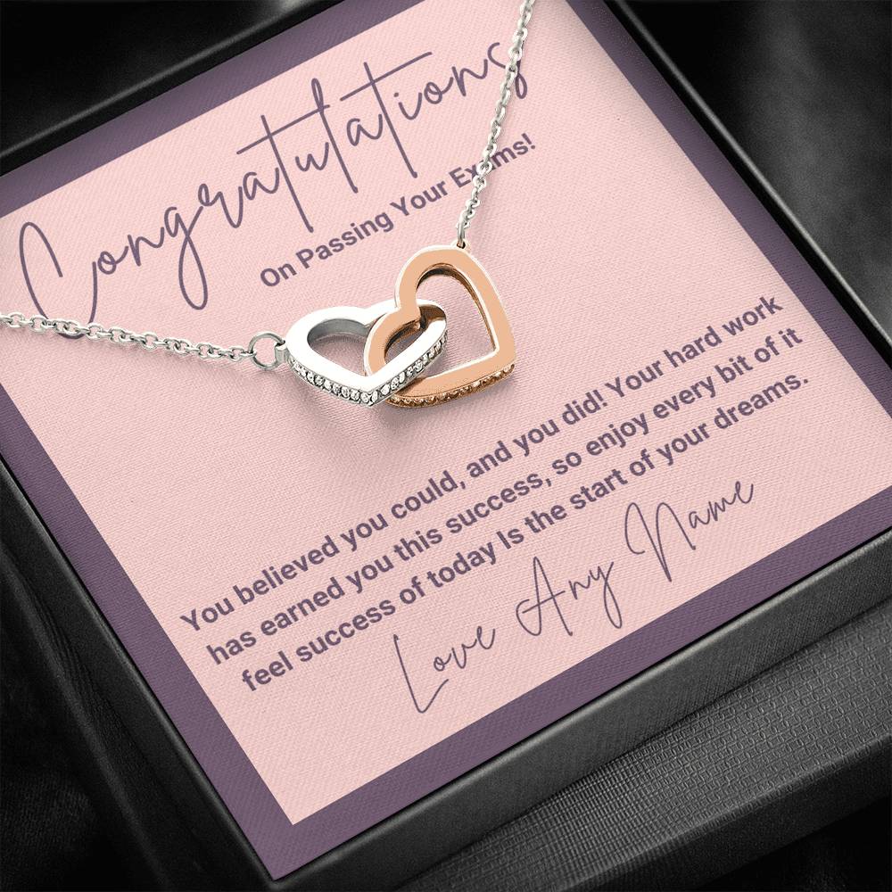 Passing Exams Personalized necklace gift