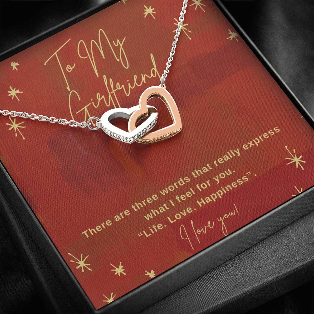 Girlfriend Anniversary Gift necklace Girlfriend Jewelry
