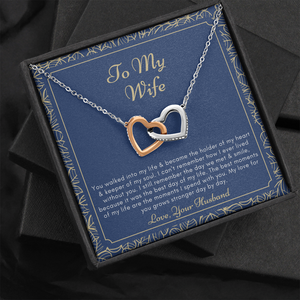 Holder of my heart wife necklace gift