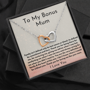 Heart of the family - To My bonus mum necklace gift