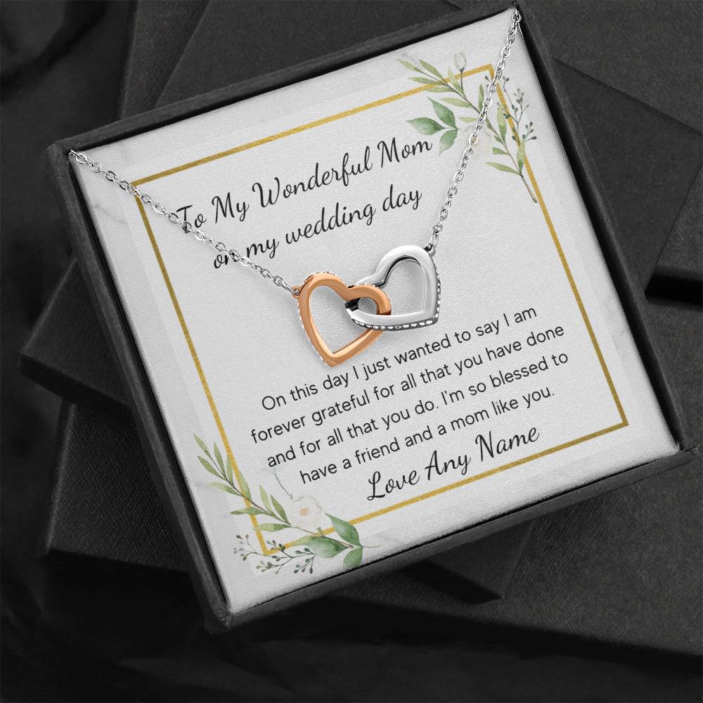 Mother of the Bride Gift, Personalised Mom Wedding Day Gift