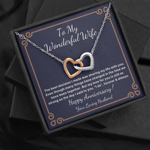 Anniversary necklace for wife