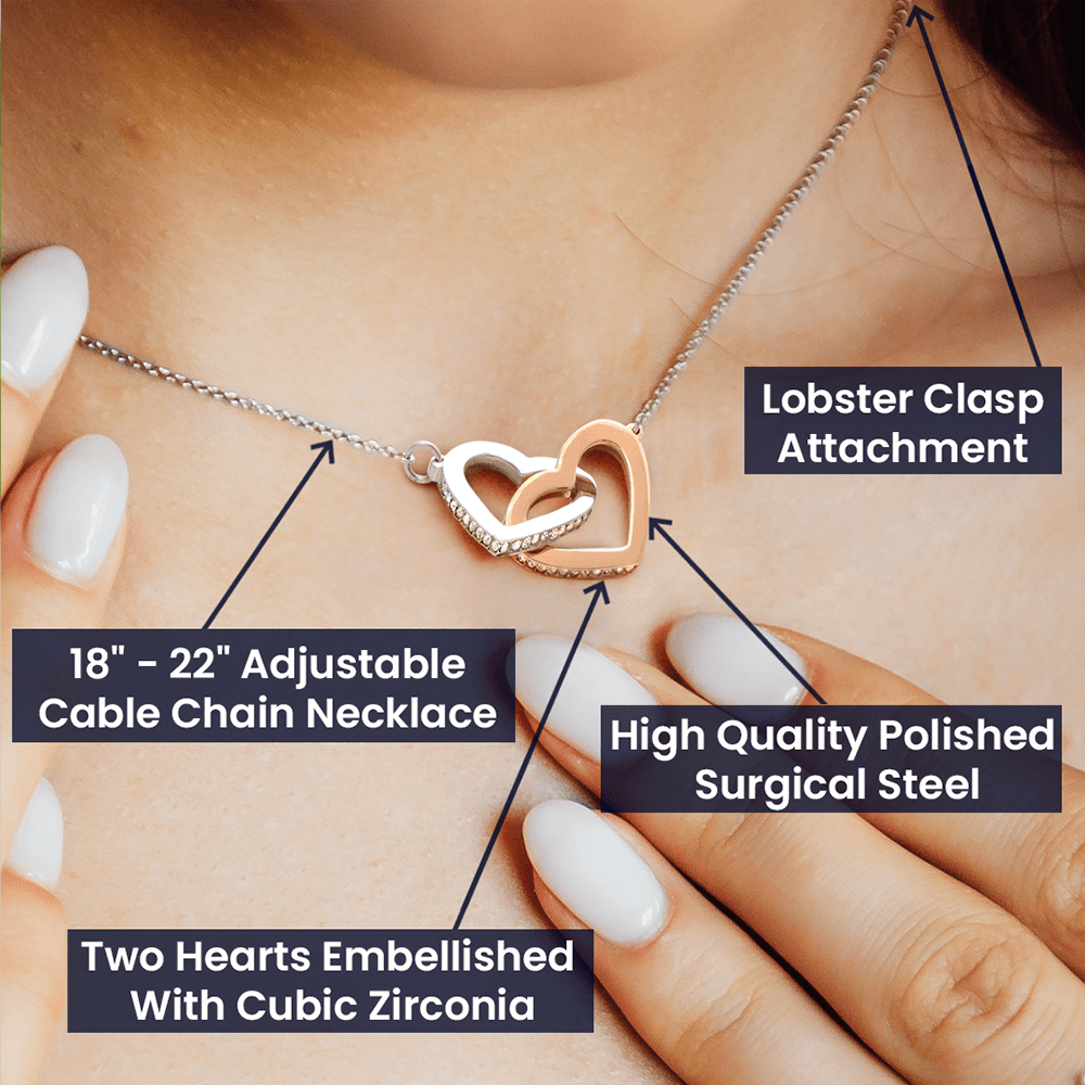 4th Year wedding anniversary heart necklace
