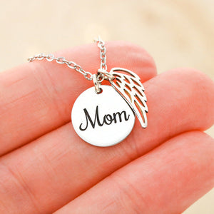 Wing Necklace In Loving Memory Of Your Mom