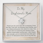 To My Boyfriend's Mom Love Knot necklace