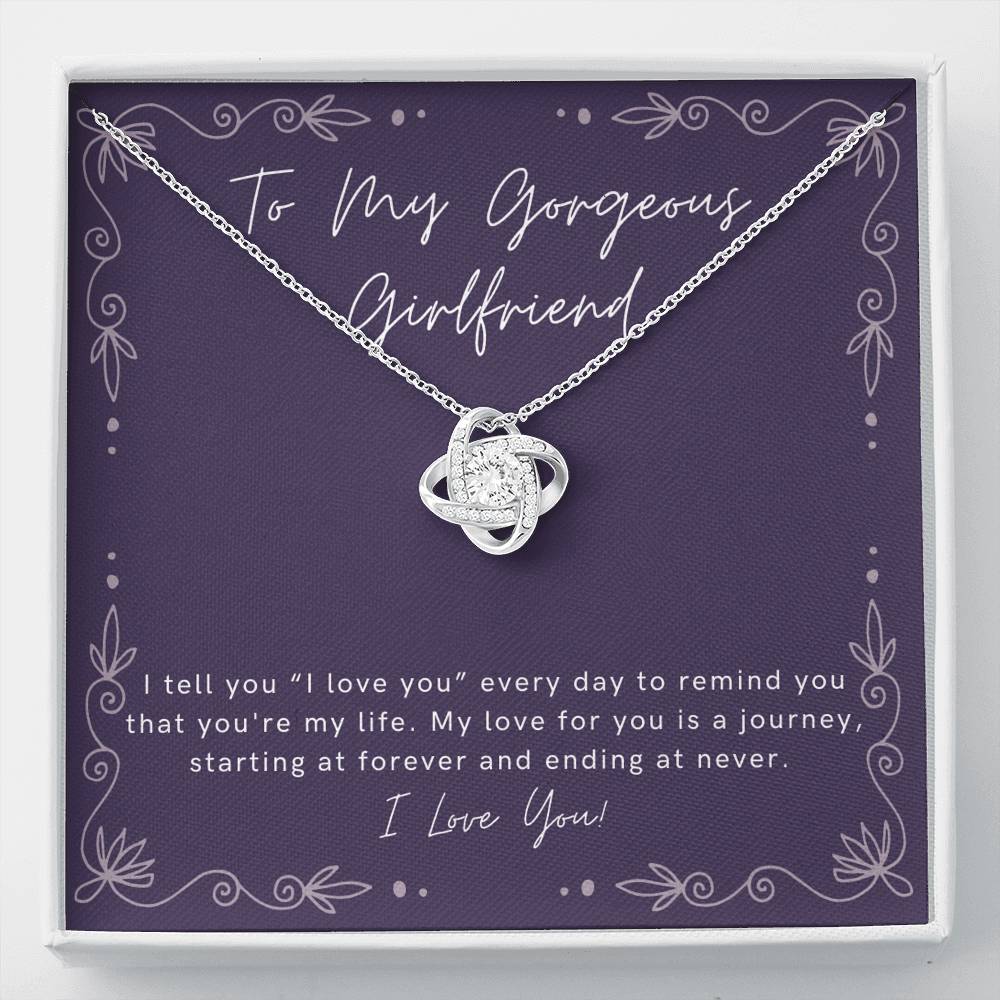 To My Gorgeous Girlfriend Valentine Christmas birthday Anniversary Girlfriend Jewelry