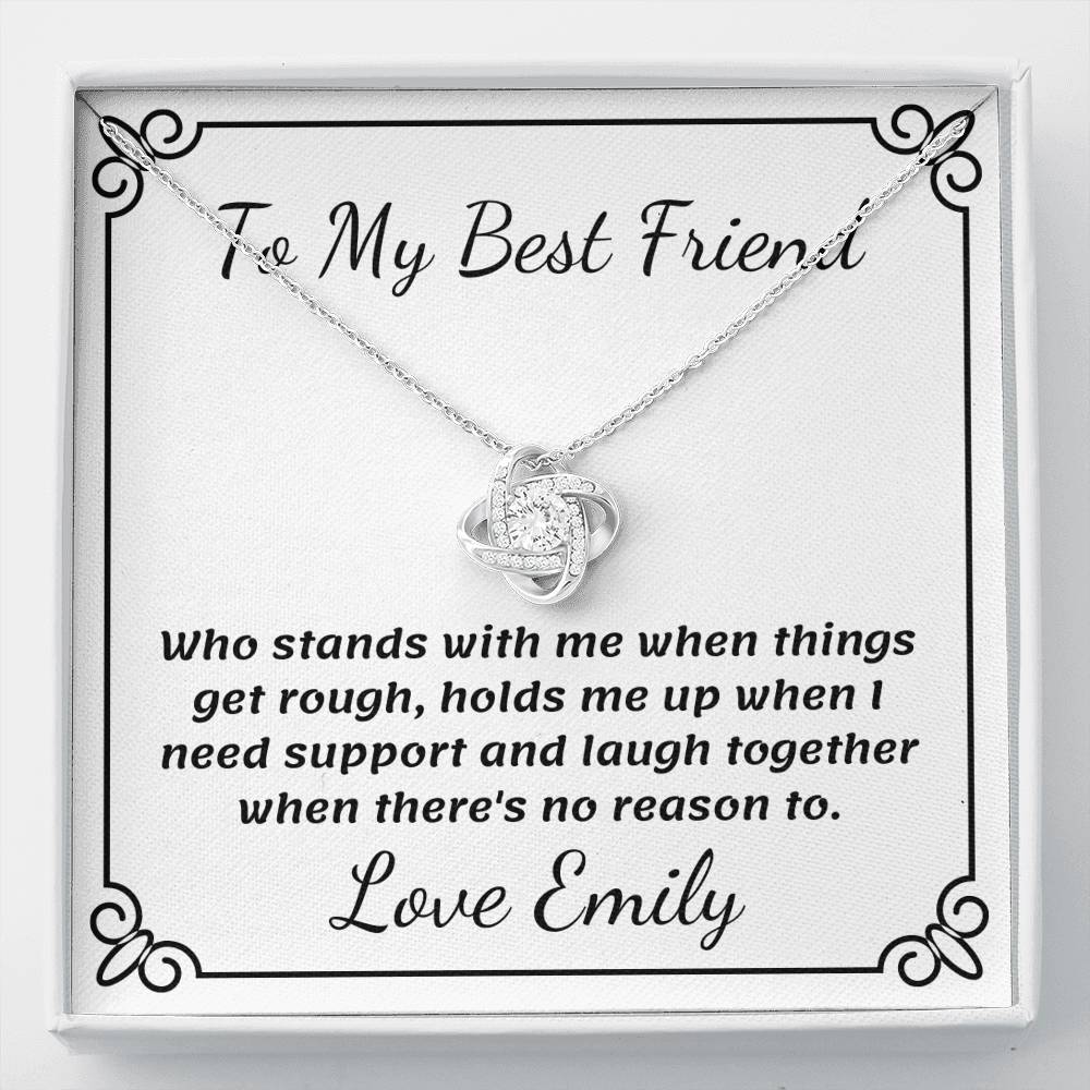 Best Friend Love Knot Necklace