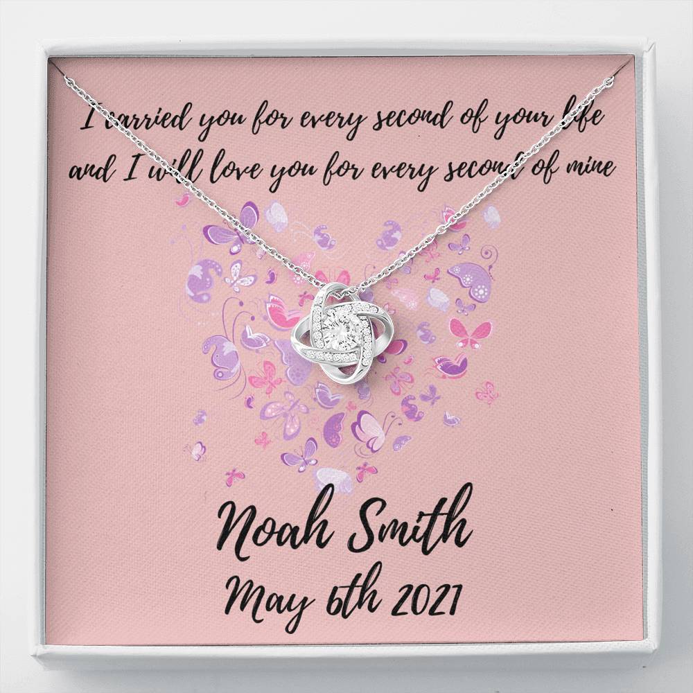 Personalised Baby Loss Love Knot