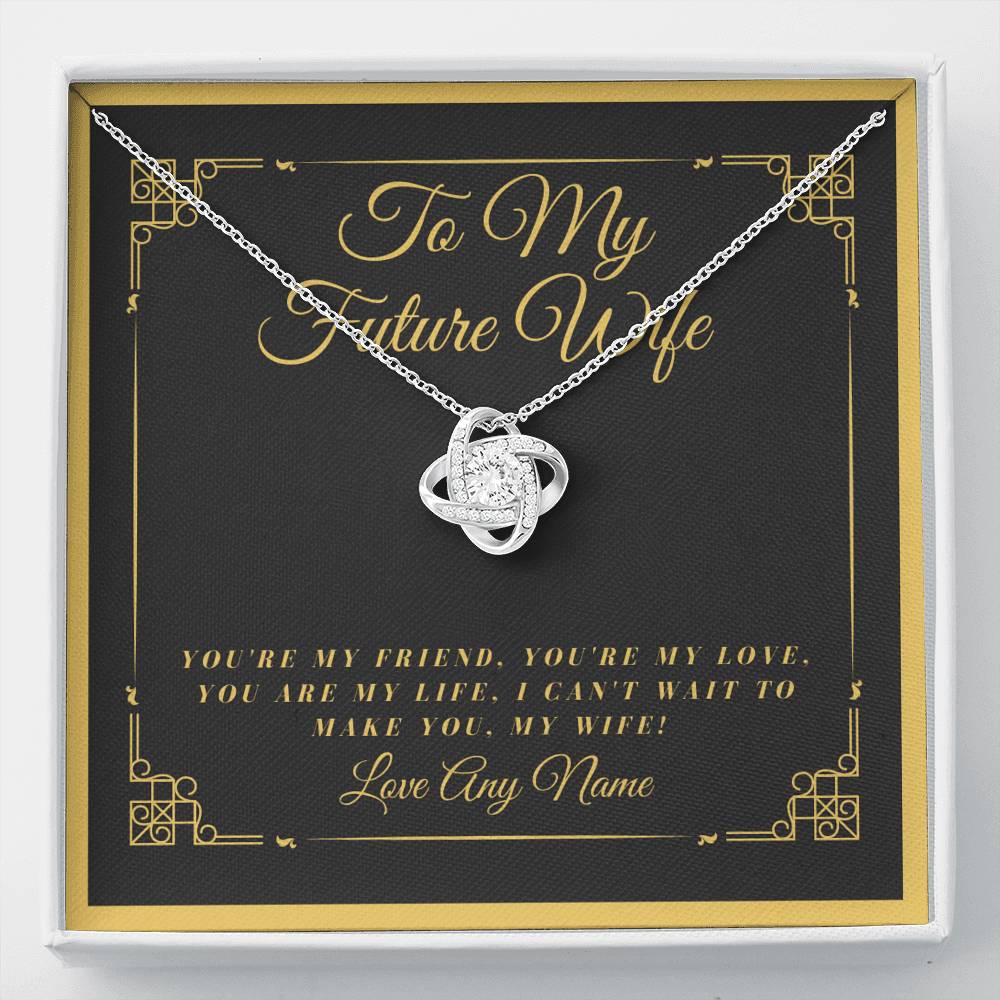 Future Wife Engagement necklace gift