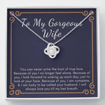 Love Knot necklace Gift For Wife Christmas Valentine, Sentimental Keepsake