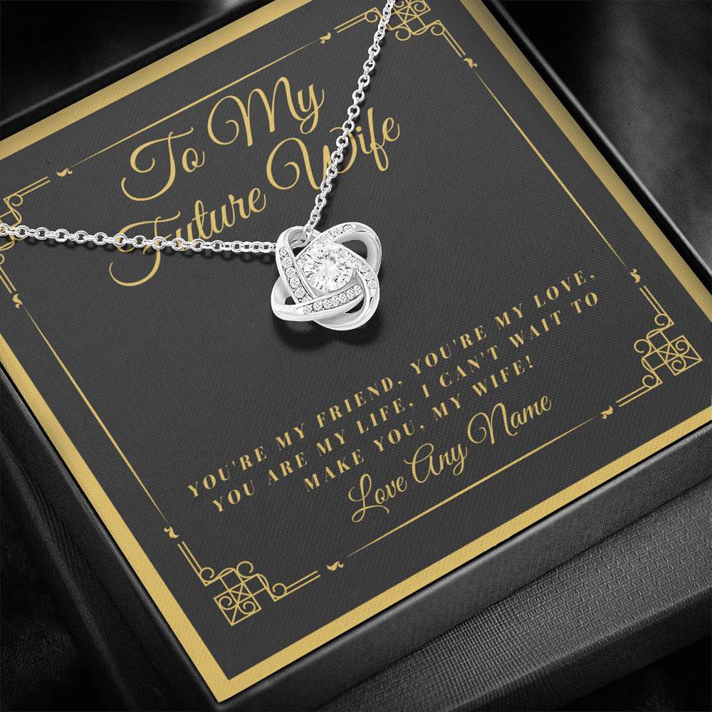 Future Wife Engagement necklace gift
