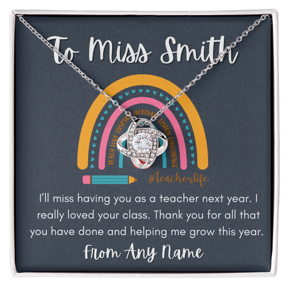 Personalized end of year gift for teacher