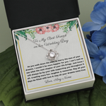 Personalized to my best friend on her wedding day gift necklace
