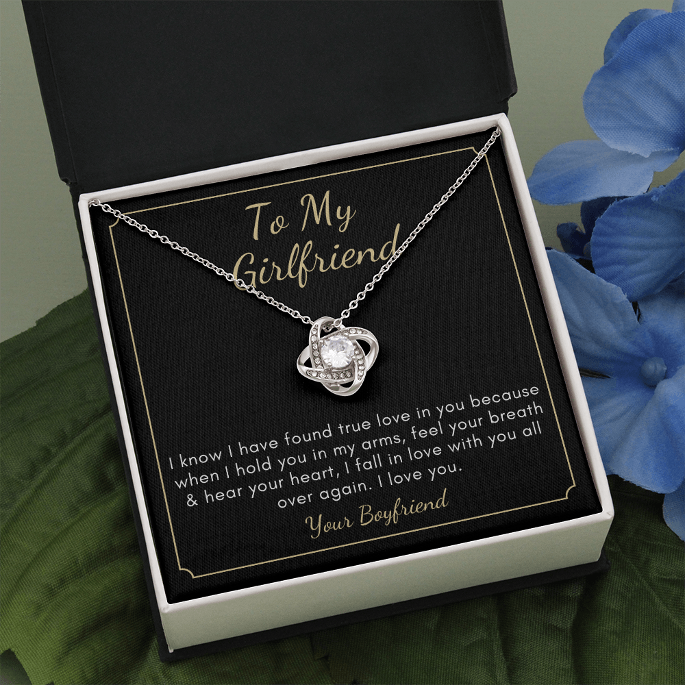 Love knot true love necklace for girlfriend