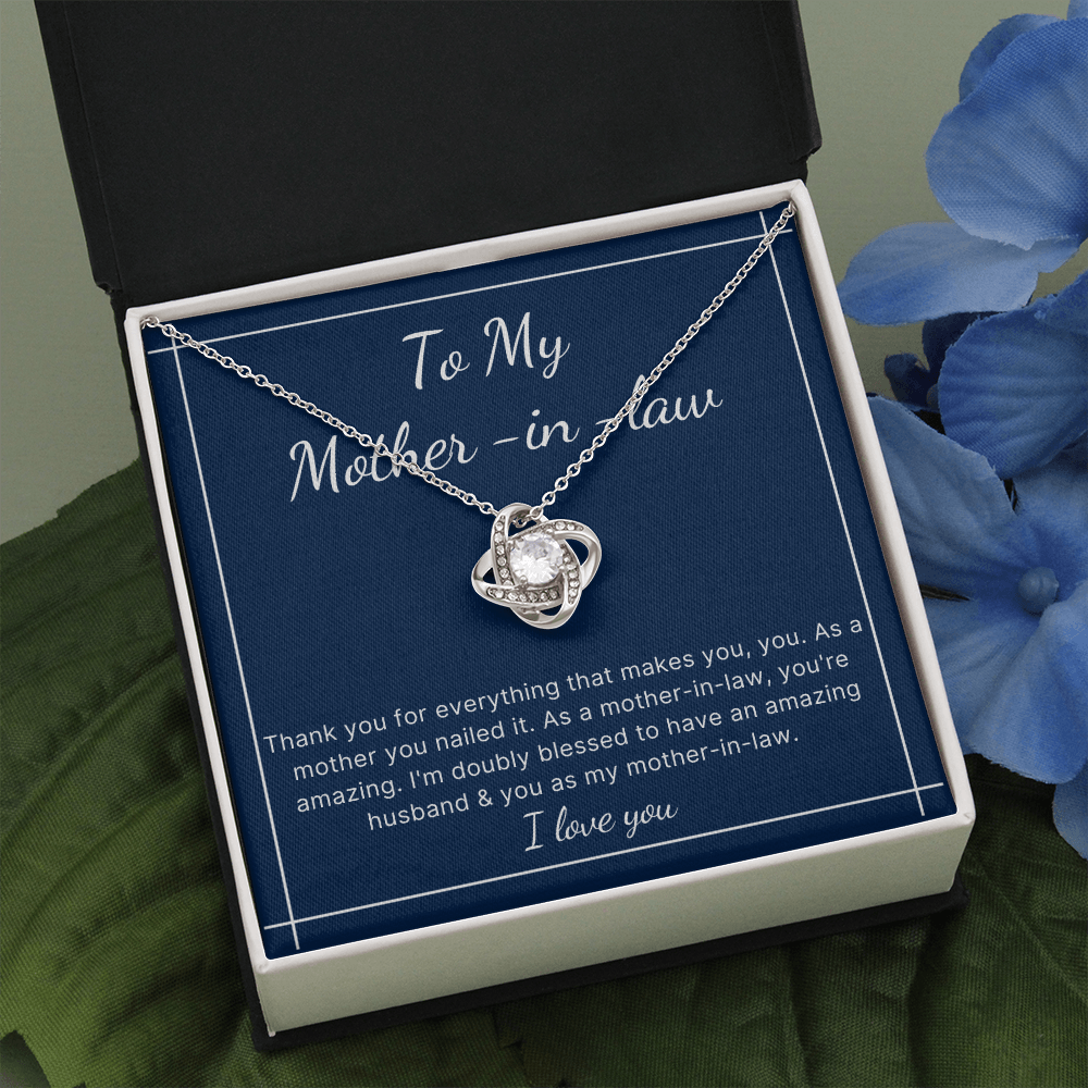 Love Knot Mother in law mothers day birthday necklace
