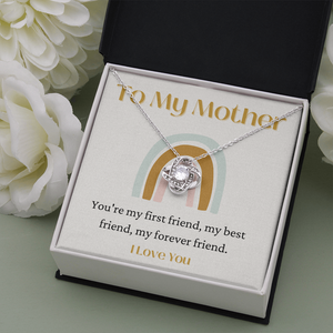 My Mother best friend rainbow necklace