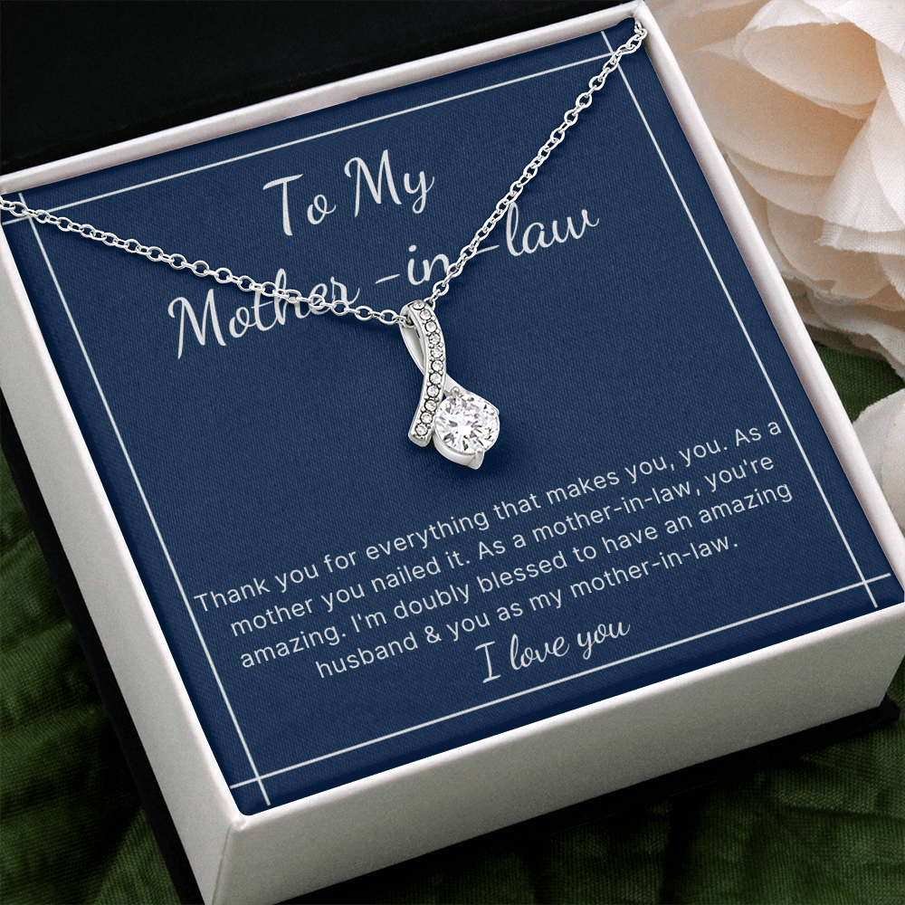 Alluring beauty Mother in law birthday Mothers day necklace gift