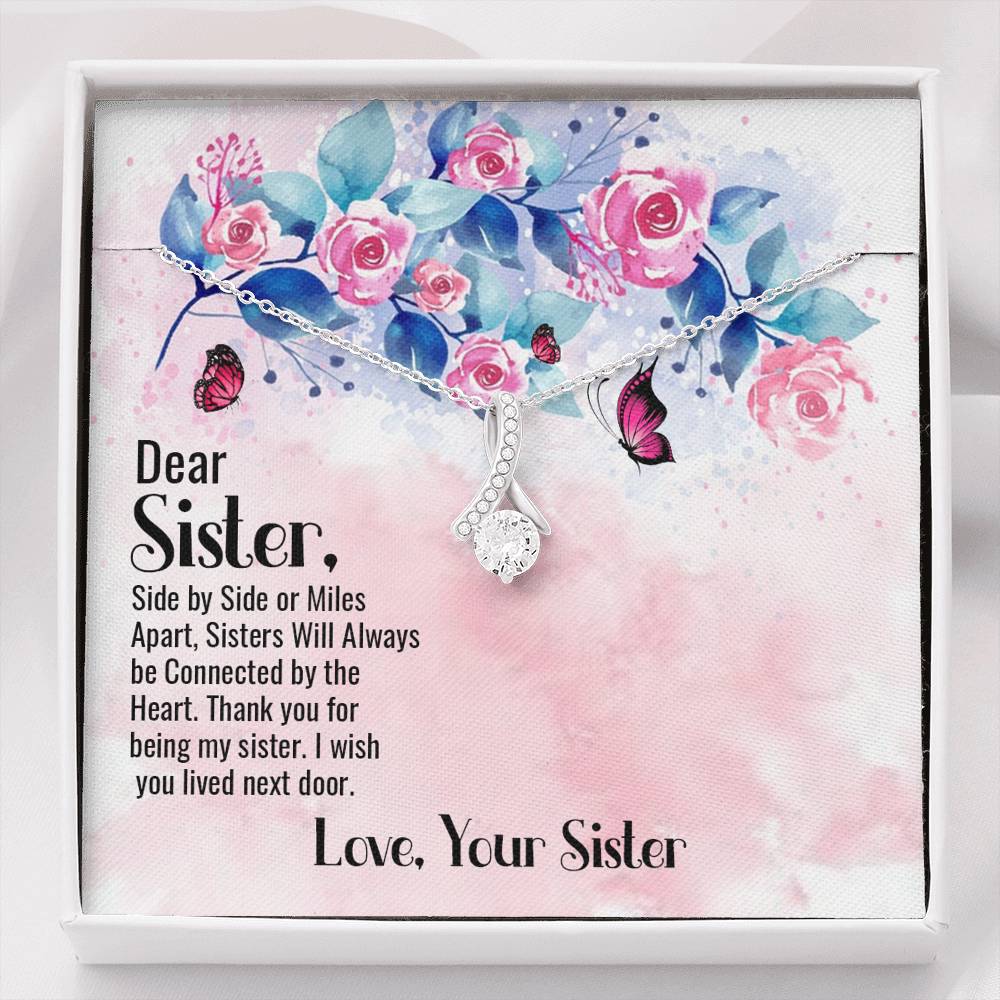 Dear Sisters Apart Alluring Necklace