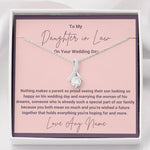 To our Daughter In Law Wedding Gift My Future Daughter-In-Law Bonus Daughter Gift on Wedding Day Bride Gift Daughter-In-Law Jewelry necklace