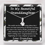 Graduation alluring necklace for Granddaughter