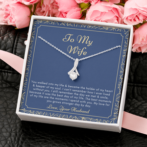 Keeper of my soul wife valentines necklace