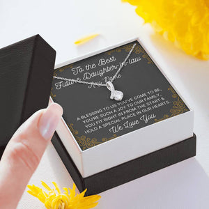 Personalized To the Best Future Daughter in law Alluring Necklace