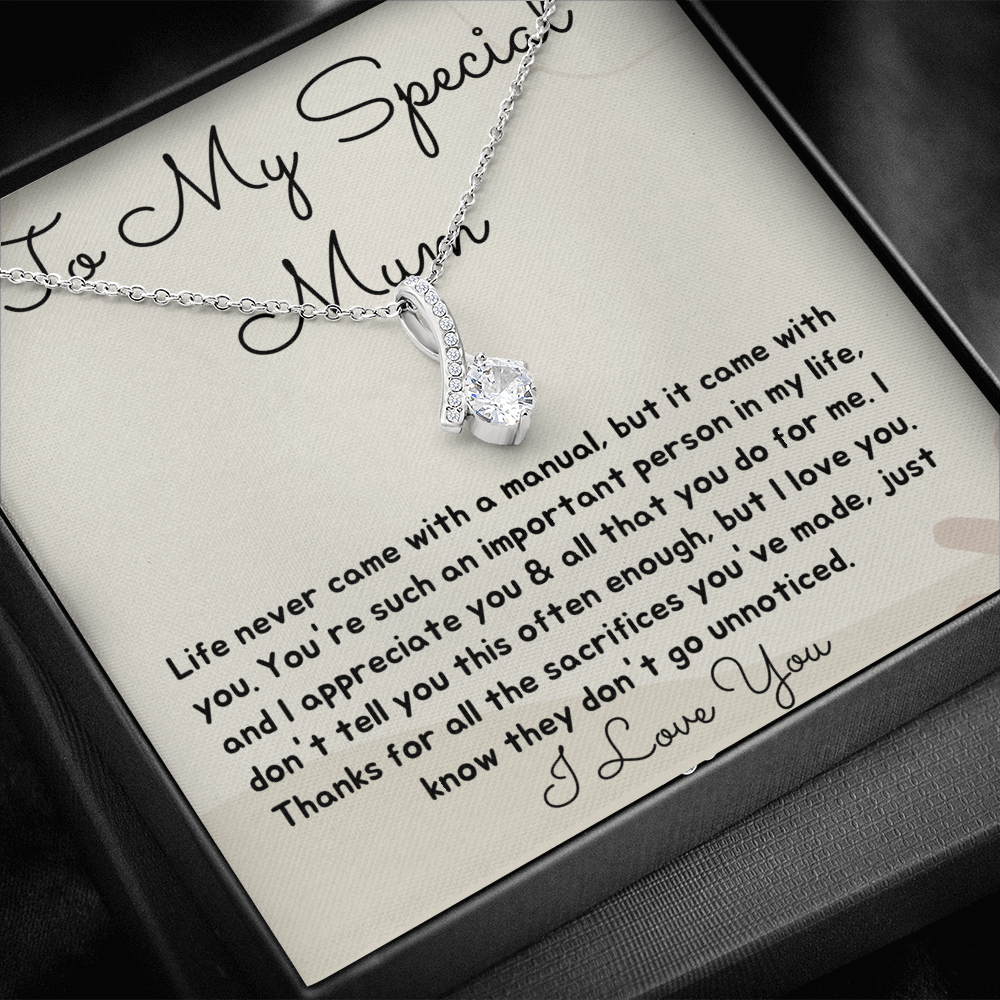 Alluring Beauty Special Mum necklace Mothers day gift