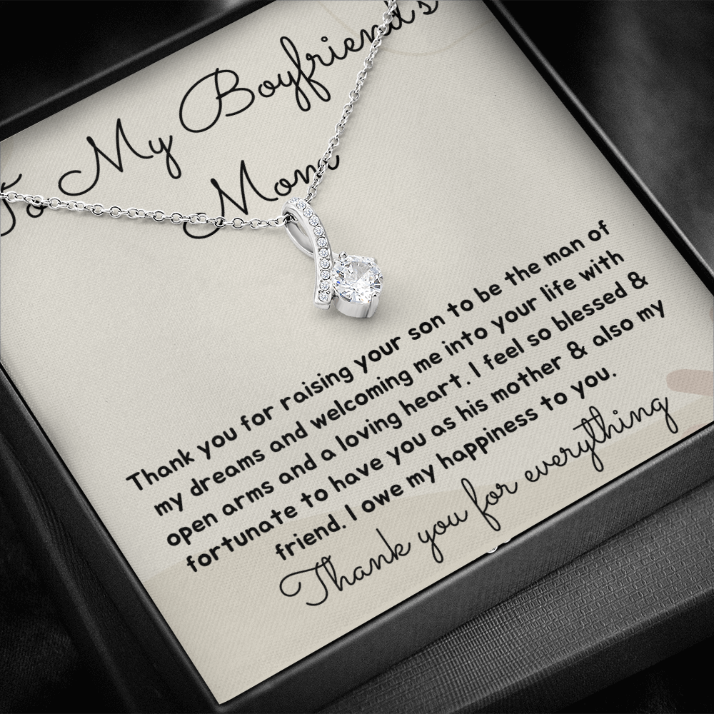 Boyfriend's mom Mothers day necklace