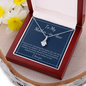 Alluring beauty Mother in law birthday Mothers day necklace gift